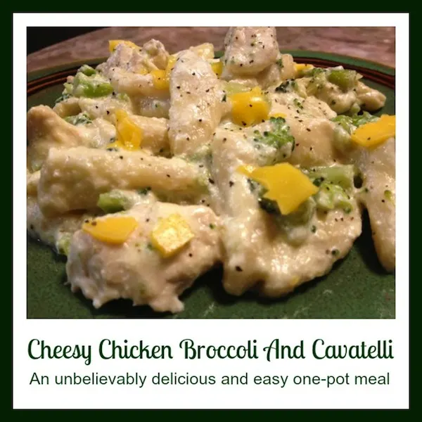 Cheesy Chicken Broccoli And Cavatelli Recipe For The Ninja Cooking System