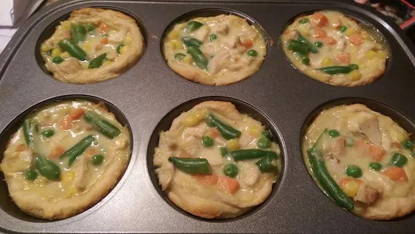 Chicken Pot Pie Muffins