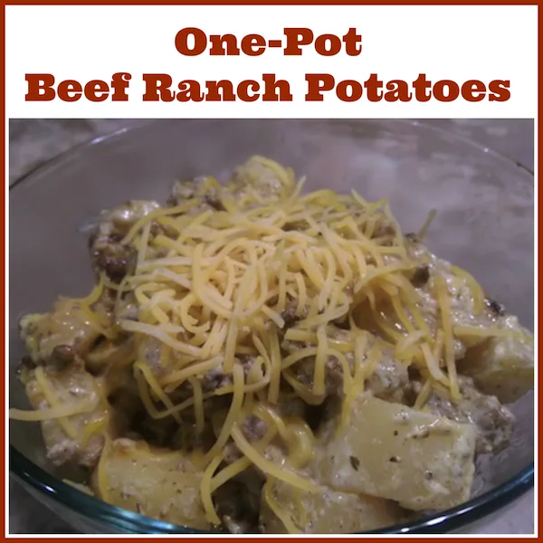 One-Pot Beef Ranch Potatoes recipe