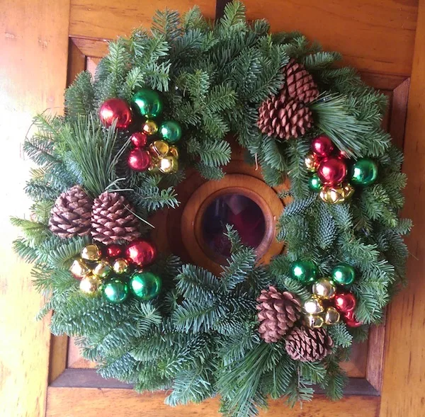 Christmas Forest Jingle Bells Wreath