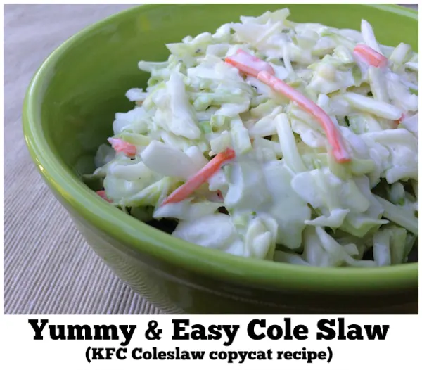 Yummy & Easy Cole Slaw - KFC Coleslaw copycat recipe