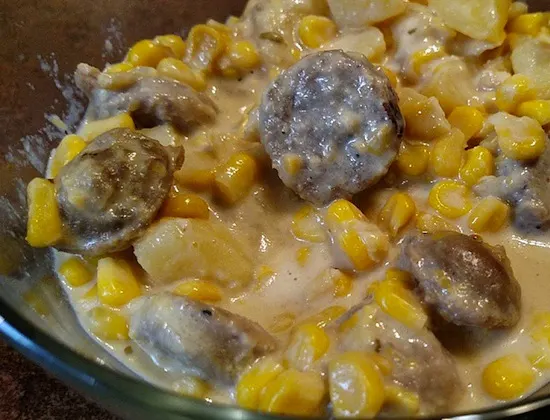 One-Pot Gluten-free Sausage Corn Chowder Recipe