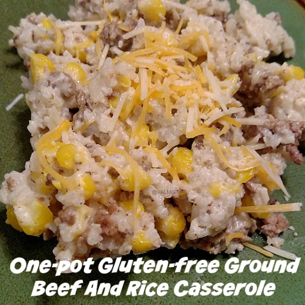 One-pot Gluten-free Ground Beef And Rice Casserole recipe