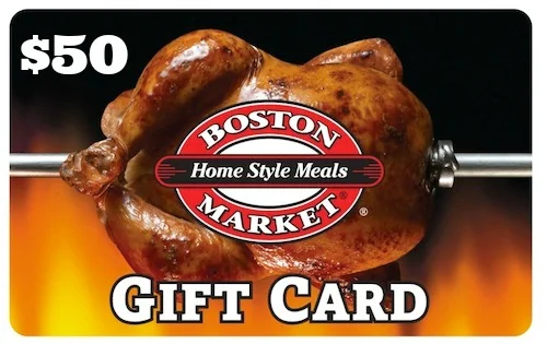 Boston Market Gift Card $50
