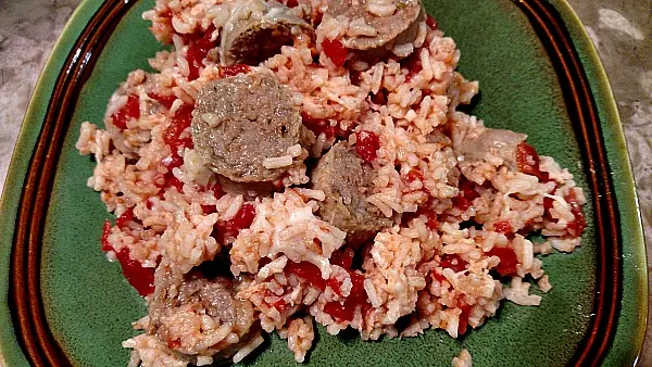 One-pot Gluten-free Sausage And Rice recipe