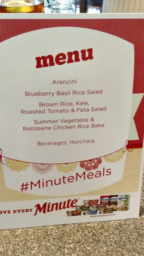 Minute Rice #MinuteMeals event #sponsored