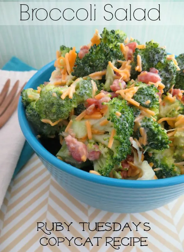 Broccoli Salad Recipe (Ruby Tuesday's Copycat)