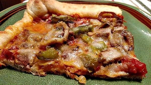Pepper Steak Pizza Recipe - From Val's Kitchen