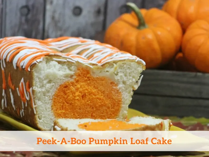Peek-A-Boo Pumpkin Loaf Cake Recipe