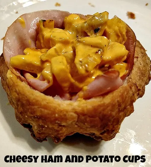 Cheesy Ham And Potato Cups Recipe - From Val's Kitchen