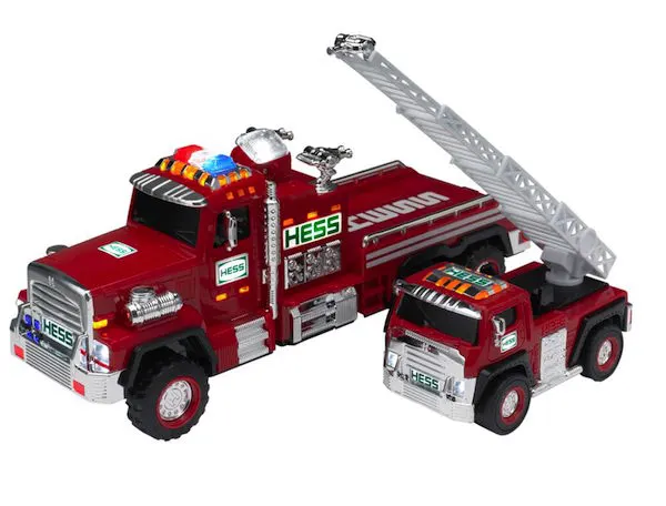 Hess Toy Fire Truck and Ladder Rescue