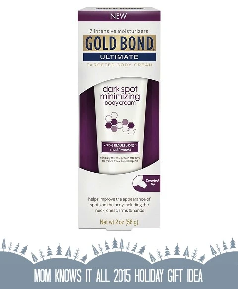 Mom Knows It All 2015 HOLIDAY GIFT GUIDE - Gold Bond Ultimate Dark Spot Minimizing Body Cream