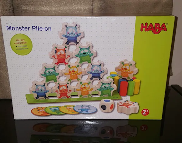 Mom Knows It All 2015 HOLIDAY GIFT GUIDE - HABA USA Monster Pile-on