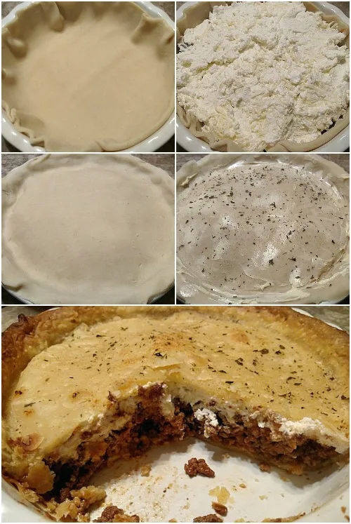 Lasagna Pot Pie Recipe - From Val's Kitchen