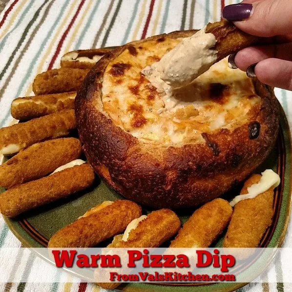 Warm Pizza Dip Recipe From Val's Kitchen