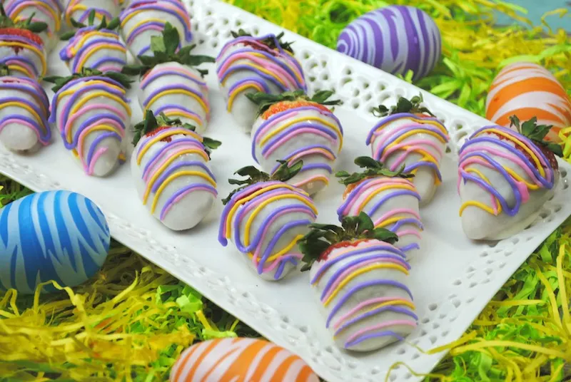 Easter Chocolate Covered Strawberries Recipe