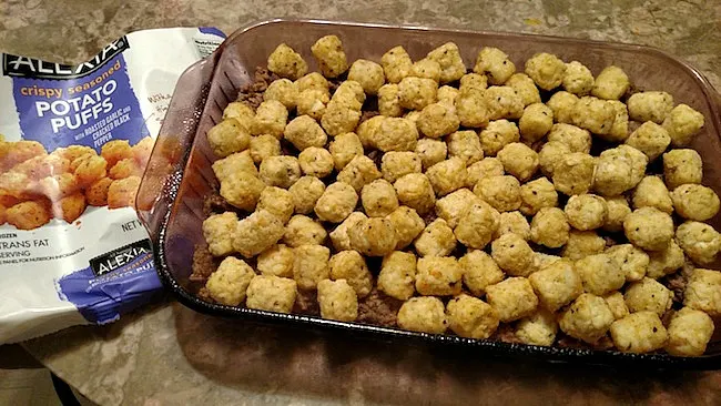 Cheesy Beef Potato Puff Casserole Recipe From Val's Kitchen