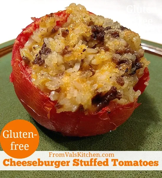 Gluten-free Cheeseburger Stuffed Tomatoes Recipe From Val's Kitchen