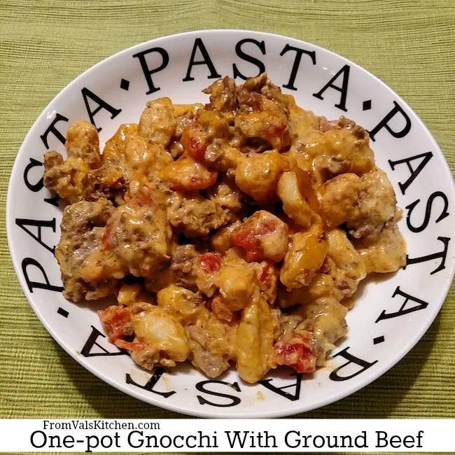 One-pot Gnocchi With Ground Beef Recipe From Val's Kitchen