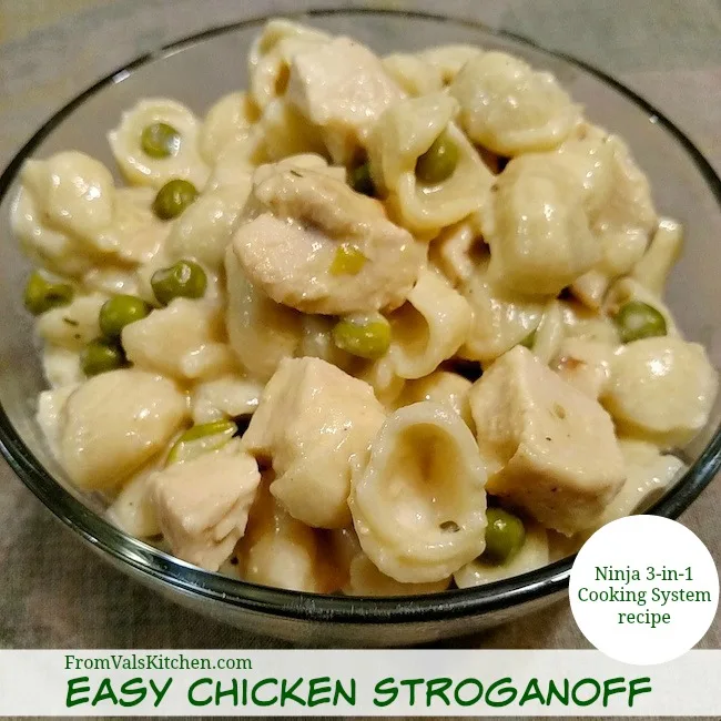 Easy Chicken Stroganoff Recipe For Ninja 3-in-1 Cooking System From Val's Kitchen