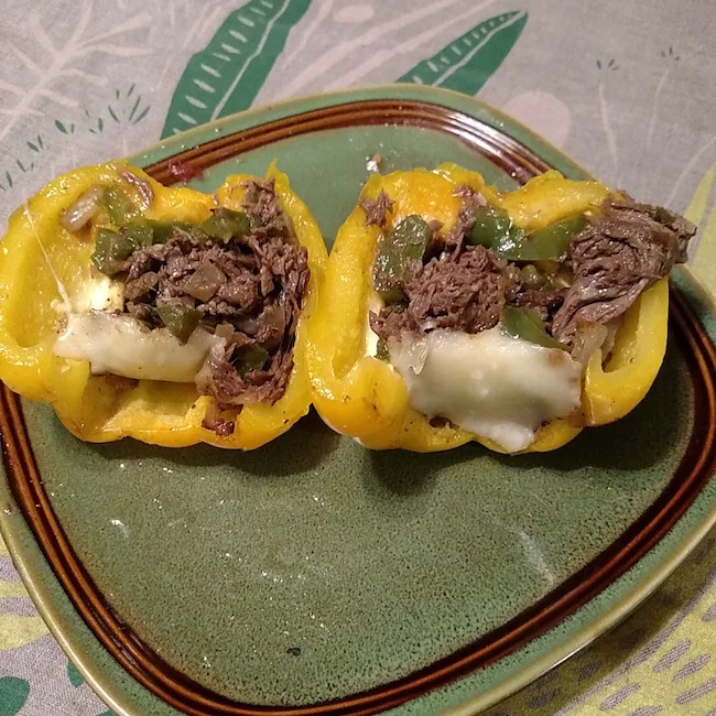 Cheesesteak Stuffed Peppers Recipe From Val's Kitchen