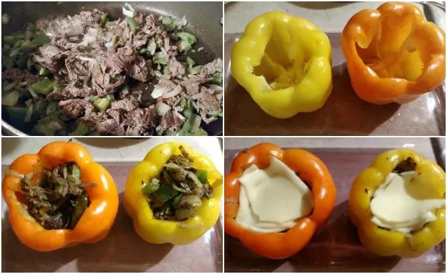 Cheesesteak Stuffed Peppers Recipe From Val's Kitchen