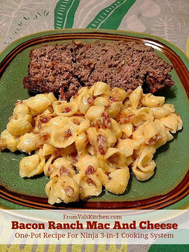 One-Pot Bacon Mac And Cheese Recipe For Ninja 3-in-1 Cooking System From Val's Kitchen