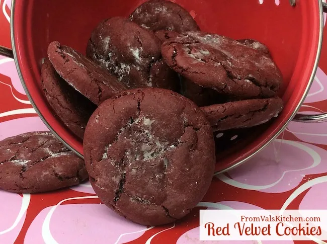 Red Velvet Cookies Recipe From Val's Kitchen