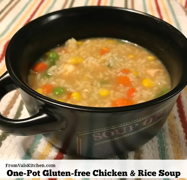 One-Pot Gluten-free Chicken And Rice Soup Recipe From Val's Kitchen