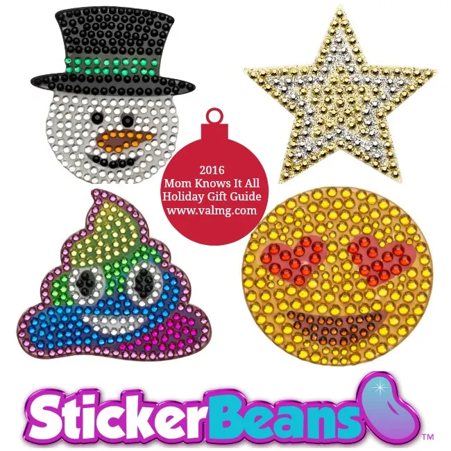 2016 Mom Knows It All HOLIDAY GIFT GUIDE - StickerBeans Rhinestone Stickers