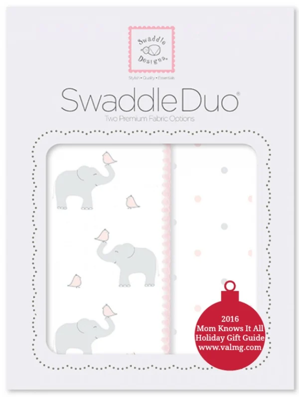 2016 Mom Knows It All HOLIDAY GIFT GUIDE - SwaddleDesigns SwaddleDuo Baby Blankets