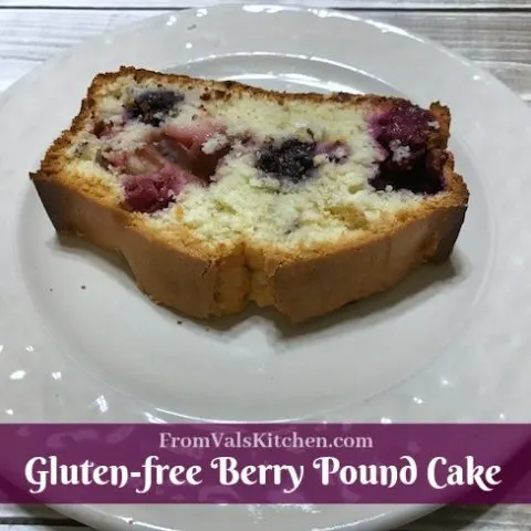 Gluten-free Berry Pound Cake Recipe - With Real California Milk #MomBlogTourFF