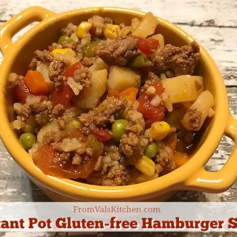 Instant Pot Gluten-free Hamburger Stew Recipe From Val's Kitchen