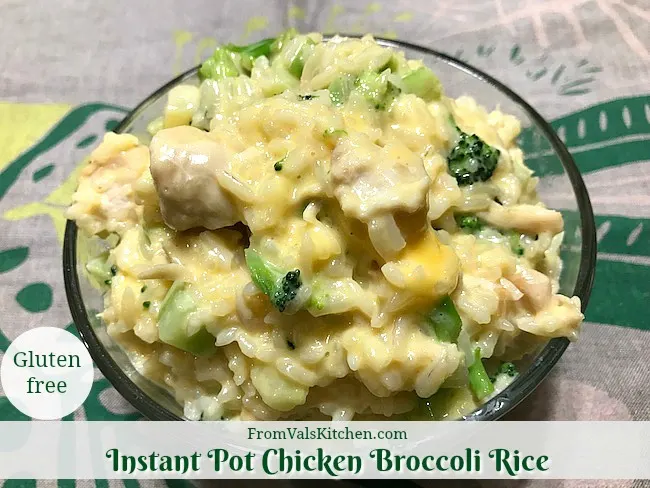 Instant Pot Chicken Broccoli Rice Recipe From Val's Kitchen