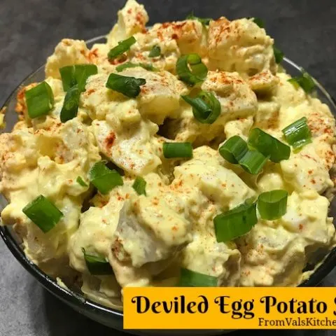Deviled Egg Potato Salad Recipe From Val's Kitchen