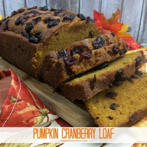 Pumpkin Cranberry Loaf Recipe From Val's Kitchen