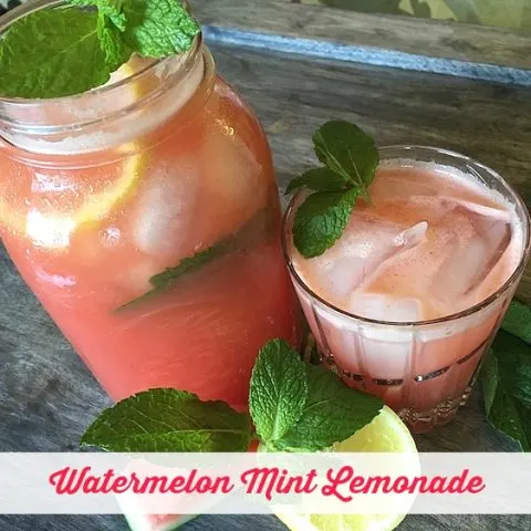 Watermelon Mint Lemonade Recipe From Val's Kitchen