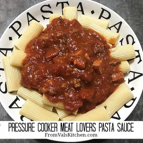 Meat Lovers Pasta Sauce Recipe From Val's Kitchen