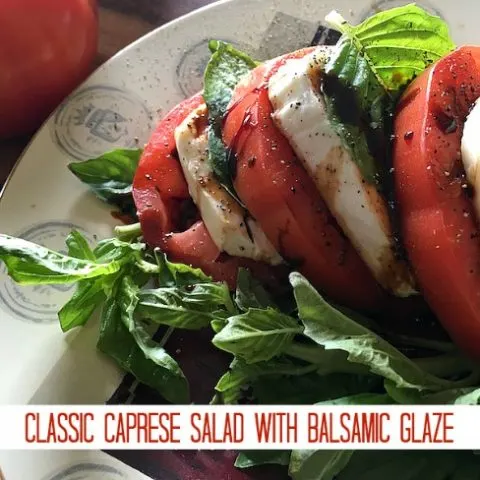 Classic Caprese Salad with Balsamic Glaze Recipe