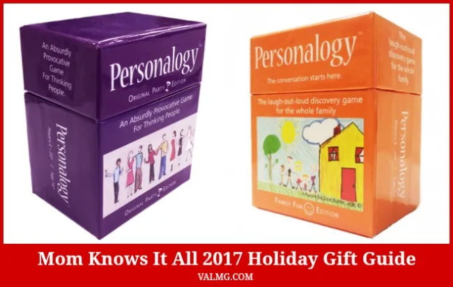 Mom Knows It All 2017 HOLIDAY GIFT GUIDE - Personalogy Conversation Starter Card Games