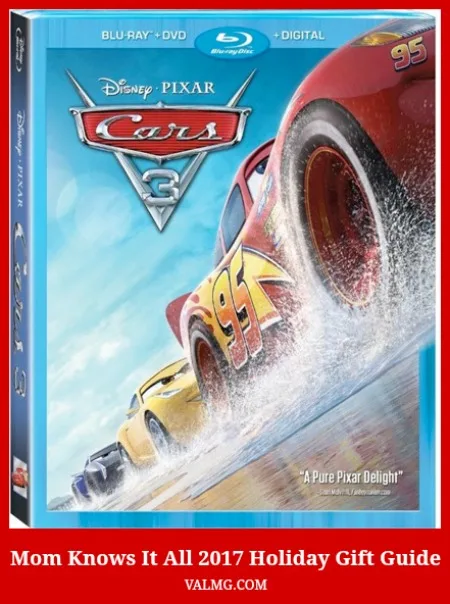 Mom Knows It All 2017 HOLIDAY GIFT GUIDE - Disney-Pixar Cars 3 Blu-ray