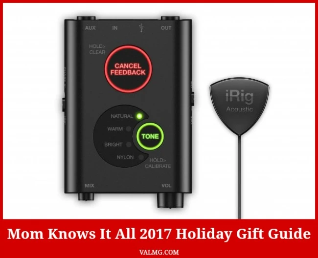 Mom Knows It All 2017 HOLIDAY GIFT GUIDE - IK Multimedia iRig Acoustic Stage