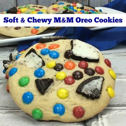 Soft & Chewy M&M Oreo Cookies Recipe From Val's Kitchen