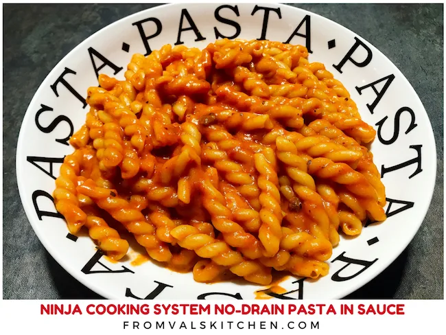 Easy No Drain Pasta Recipe For Ninja Cooking System From Val's Kitchen