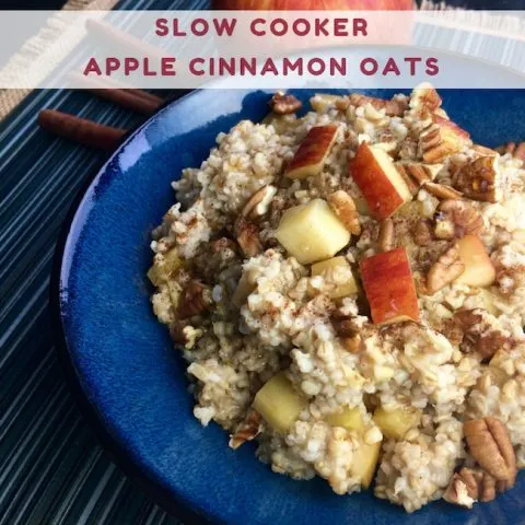 Slow Cooker Apple-Cinnamon Oats Recipe