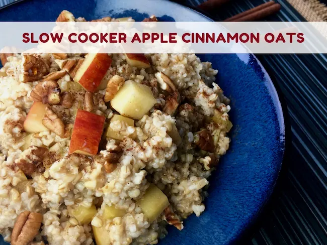 Slow Cooker Apple-Cinnamon Oats Recipe