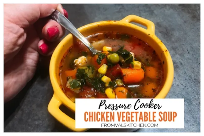 Gluten-free Pressure Cooker Chicken Vegetable Soup Recipe From Val's Kitchen