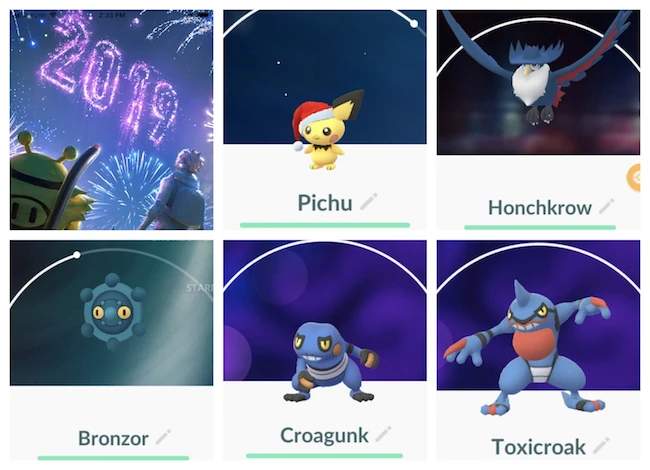 Pokemon GO Week Ending 01/06/19 - New Catches, Hatches And Evolutions