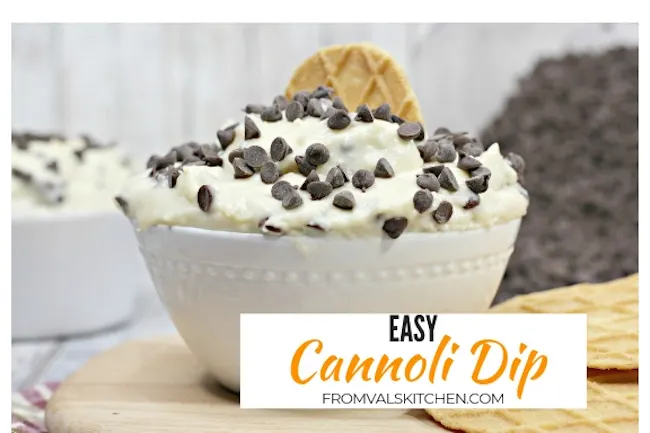 Easy Cannoli Dip Recipe From Val's Kitchen