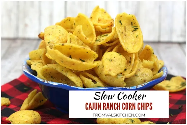 Slow Cooker Cajun Ranch Corn Chips Recipe From Val's Kitchen
